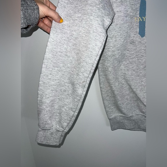 Taylor Swift Gray Crewneck Sweater xs - Picture 3 of 14